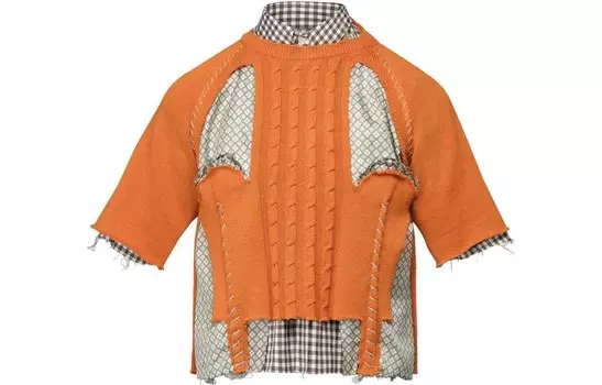 Свитер мужской Морковно-оранжевый Maison Margiela, оранжевый