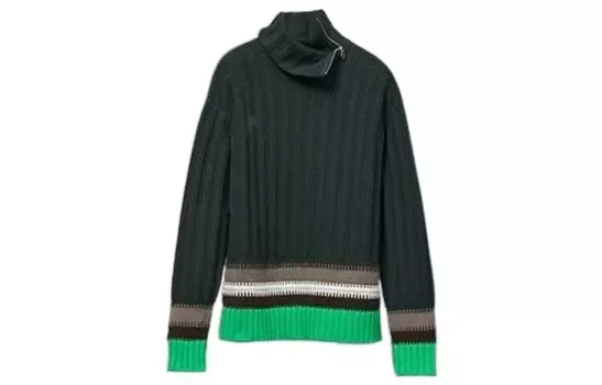 Свитер мужской Оливково-зеленый Hermes, оливково-зеленый