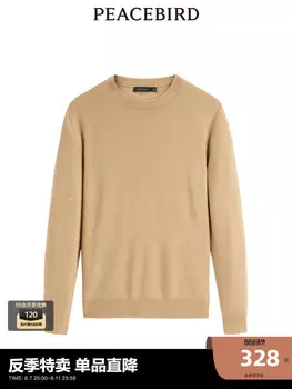 Свитер мужской Peacebird шерстяной, желтый