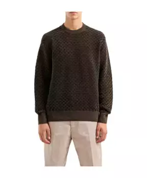 Свитер мужской полиэстер Armani Exchange, коричневый
