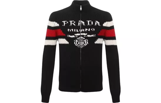 Свитер мужской Prada кашемировый, черный