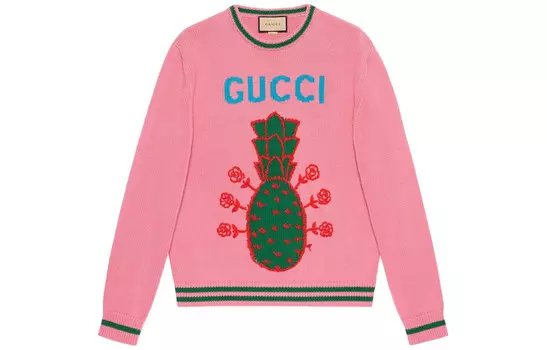 Свитер мужской розовый Gucci, розовый