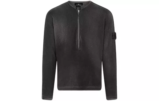 Свитер мужской с высокой талией серый Stone Island, серый