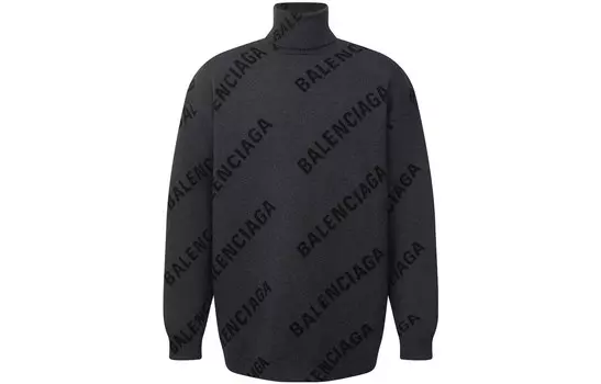Свитер мужской серый Balenciaga, серый