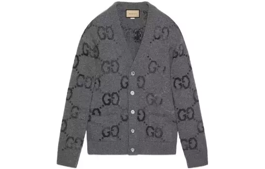 Свитер мужской серый Gucci, серый