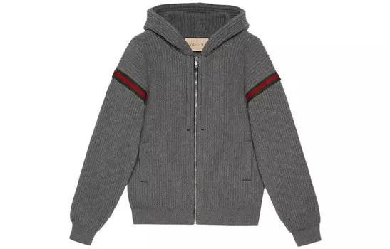 Свитер мужской серый Gucci, серый