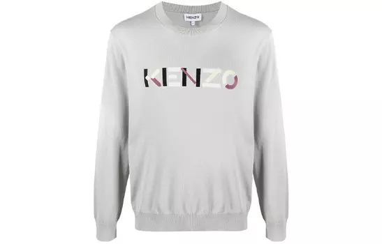 Свитер мужской серый Kenzo, серый