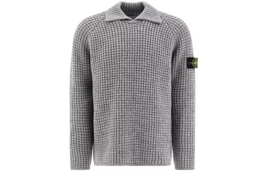 Свитер мужской серый Stone Island, серый