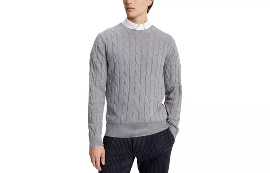 Свитер мужской серый Tommy Hilfiger, серый