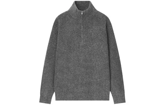 Свитер мужской серый Uniqlo, серый