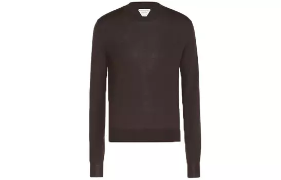 Свитер мужской шоколадный Bottega Veneta, цвет Chocolate