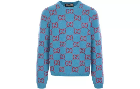 Свитер мужской синий Gucci, синий
