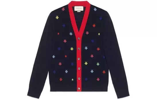 Свитер мужской синий Gucci, синий