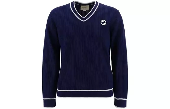 Свитер мужской синий Gucci, синий