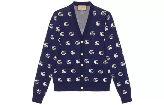 Свитер мужской синий Gucci, синий