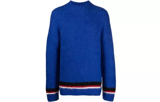 Свитер мужской синий Saint Laurent, синий