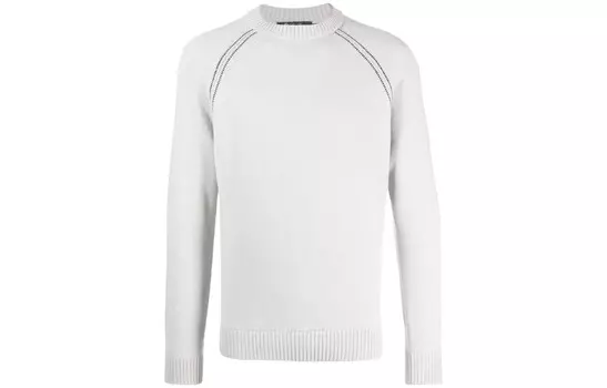 Свитер мужской светло-серый Loro Piana, серый