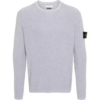 Свитер мужской светло-серый Stone Island, серый