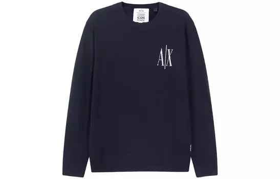 Свитер мужской темно-синий Armani Exchange, темно-синий