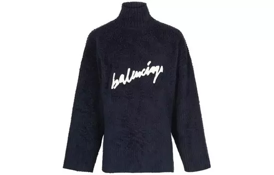 Свитер мужской темно-синий Balenciaga, синий