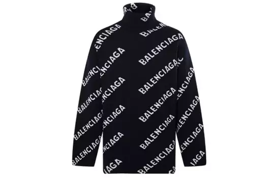 Свитер мужской темно-синий Balenciaga, синий