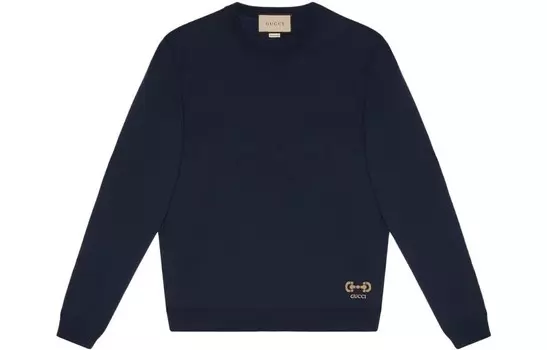 Свитер мужской темно-синий Gucci, синий