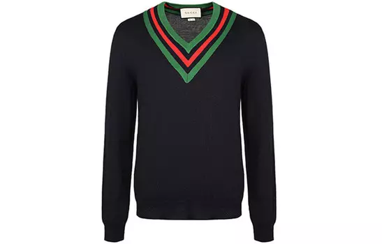 Свитер мужской темно-синий Gucci, темно-синий