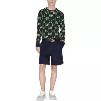 Свитер мужской темно-синий Gucci, темно-синий