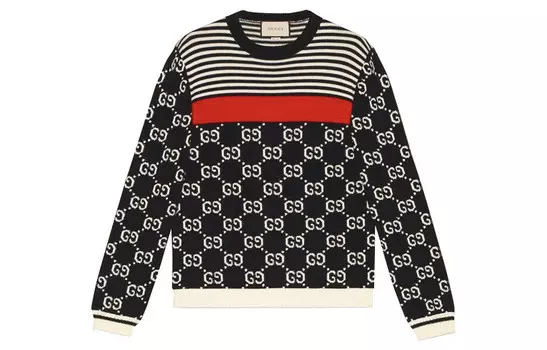 Свитер мужской темно-синий Gucci, темно-синий