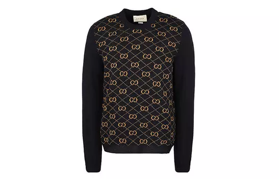 Свитер мужской темно-синий Gucci, темно-синий