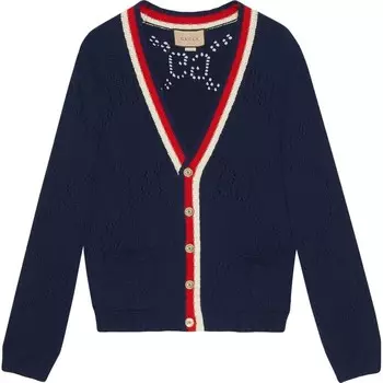 Свитер мужской темно-синий Gucci, темно-синий