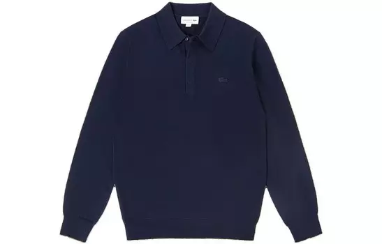 Свитер мужской темно-синий Lacoste, темно-синий
