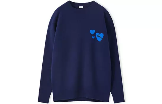 Свитер мужской темно-синий Loewe, синий