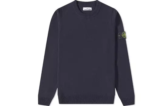 Свитер мужской темно-синий Stone Island, синий