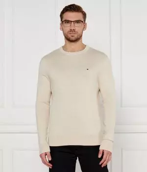 Свитер мужской Tommy Hilfiger облегающий, бежевый