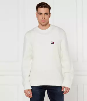 Свитер мужской Tommy Jeans Regular Fit, белый