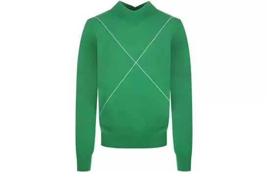 Свитер мужской зеленый Bottega Veneta, зеленый