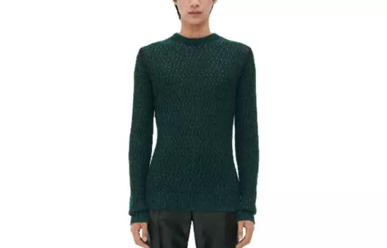 Свитер мужской зеленый Bottega Veneta, зеленый