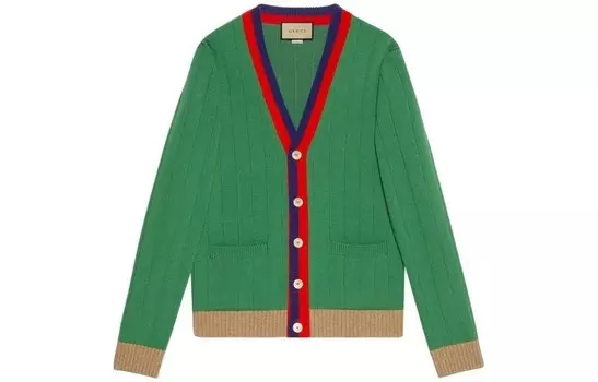 Свитер мужской зеленый Gucci, изумрудно-зеленый