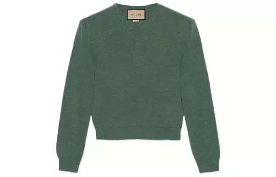 Свитер мужской зеленый Gucci, зеленый