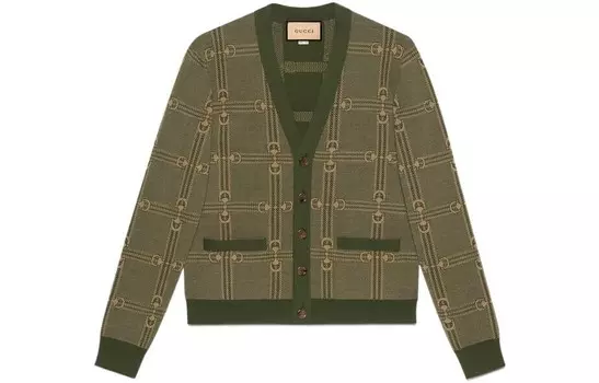 Свитер мужской зеленый Gucci, зеленый