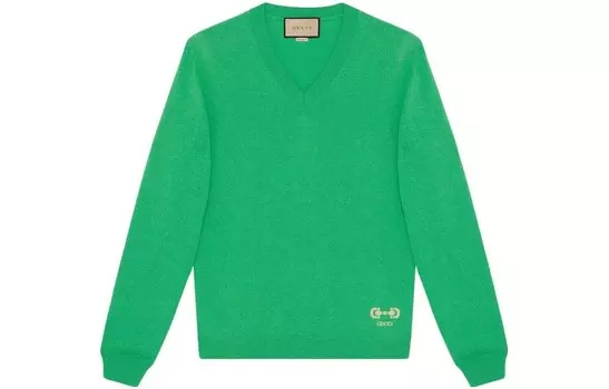 Свитер мужской зеленый Gucci, зеленый