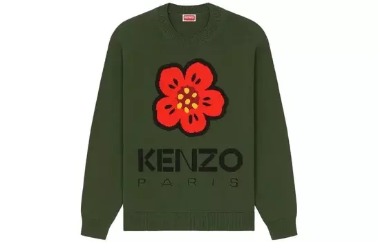 Свитер мужской зеленый Kenzo, зеленый