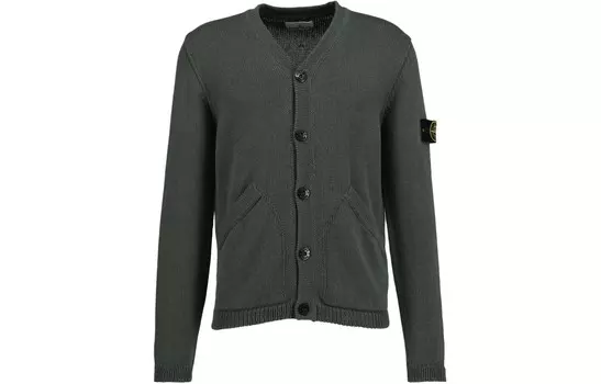 Свитер мужской зеленый Stone Island, зеленый