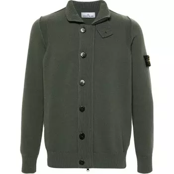 Свитер мужской зеленый Stone Island, зеленый
