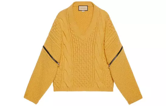 Свитер мужской желтый Gucci, желтый