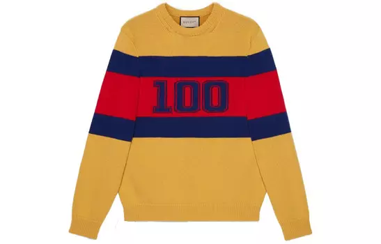 Свитер мужской желтый Gucci, желтый