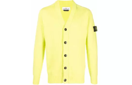 Свитер мужской желтый Stone Island, желтый