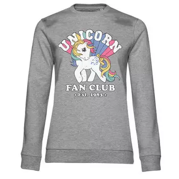Свитер My Little Pony Unicorn Fan Club Girly Sweatshirt, серый
