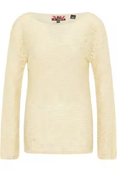 Свитер myMo ROCKS, светло-бежевый